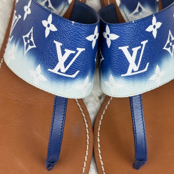 Louis Vuitton Monogram Escale Palma Sandals 39 - Picture 5 of 13